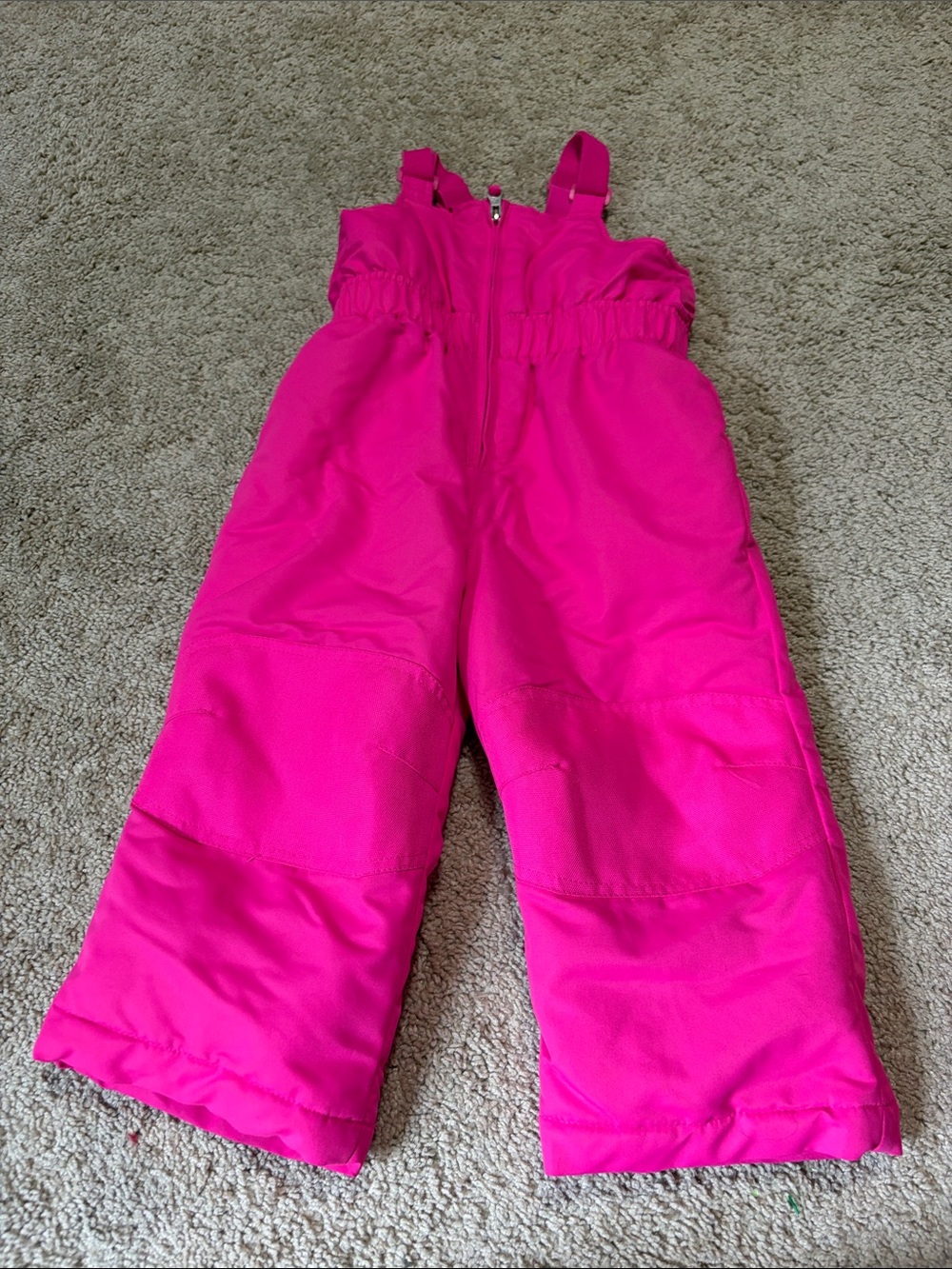 Healthtex Pink Snow Overalls 2T